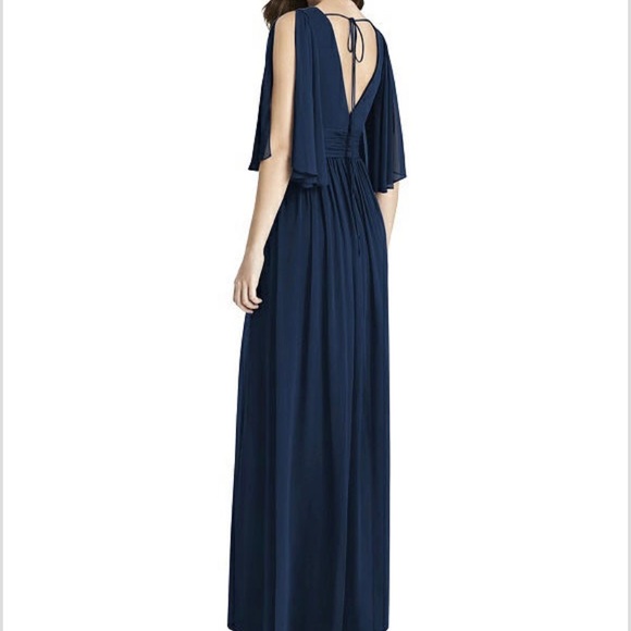 After Six Bridesmaids Dress Midnight Blue - Picture 3 of 4